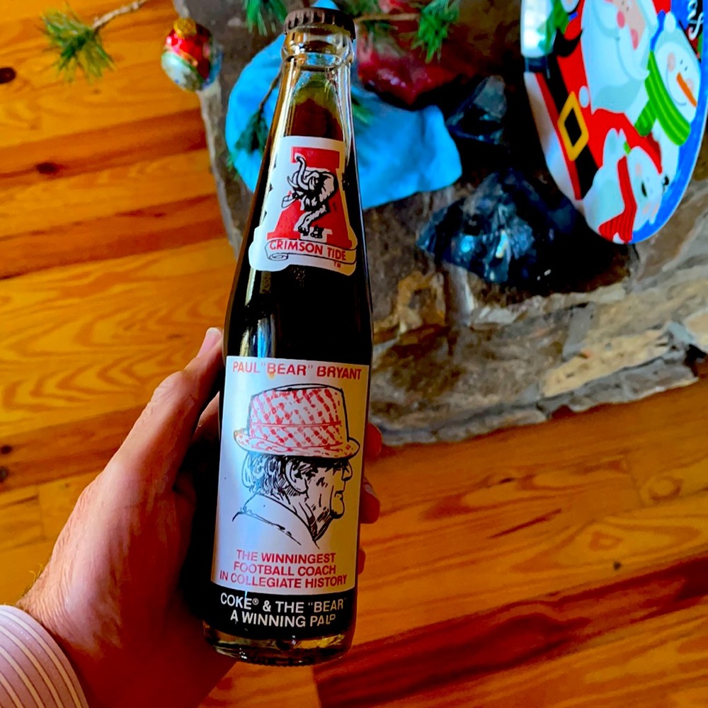 Paul "Bear" Bryant Coke bottles.   Alabama